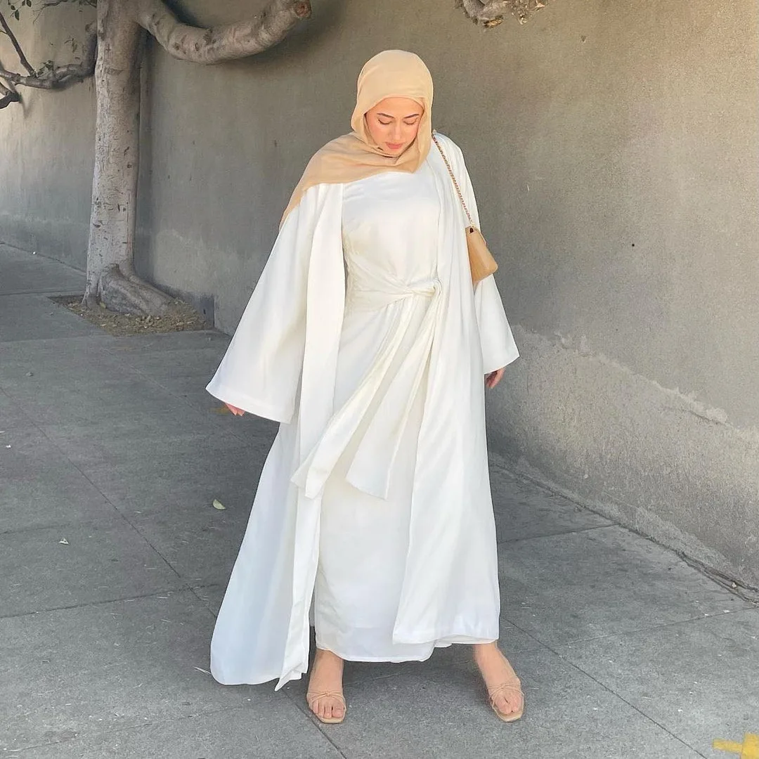 white set no hijab