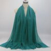 45998-0a5c22.jpg hijab Foulard froissé en coton doux pour femme musulmane, 70x180cm, châles et enveloppes islamiques