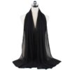 46095-3ad096.jpg hijab Écharpe en mousseline de soie à bulles pour femmes musulmanes, hijab léger
