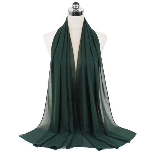 46120-1d2dc5.jpg hijab Écharpe en mousseline de soie à bulles pour femmes musulmanes, hijab léger