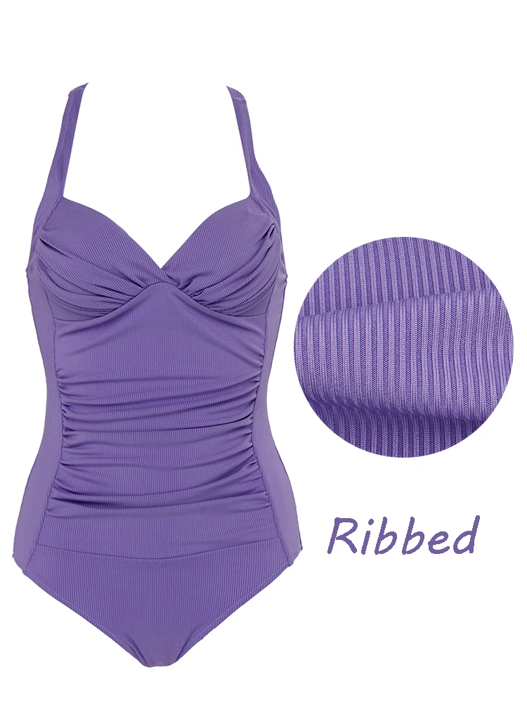 Purple Ribbed