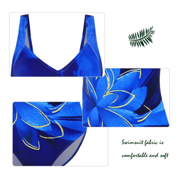 47069-d2376f.jpg Maillot De Bain une pièce imprimé, Slim, col licou, pour femmes