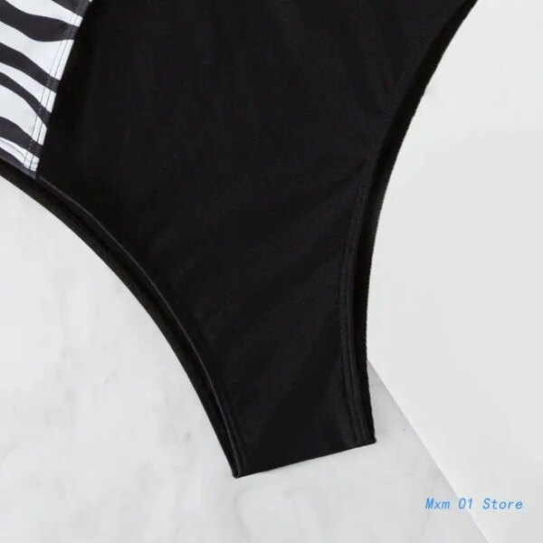 Maillots de bain Femmes Ventre Contrôle  Rayé Imprimé Maillots de bain