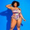 Maillot de bain une pièce grande taille, grande taille, pour femmes