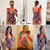 Maillot de bain une pièce pour femmes, mignon, avec nœud, amissié, dos croisé, monokini