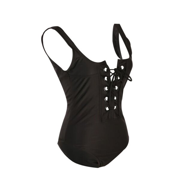 maillot de bain gainant ventre plat à lacets, sexy, bandage, pour femmes, monokini