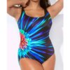 maillot de bain 1 piece noir, sexy, grande taille, fermé, push-up