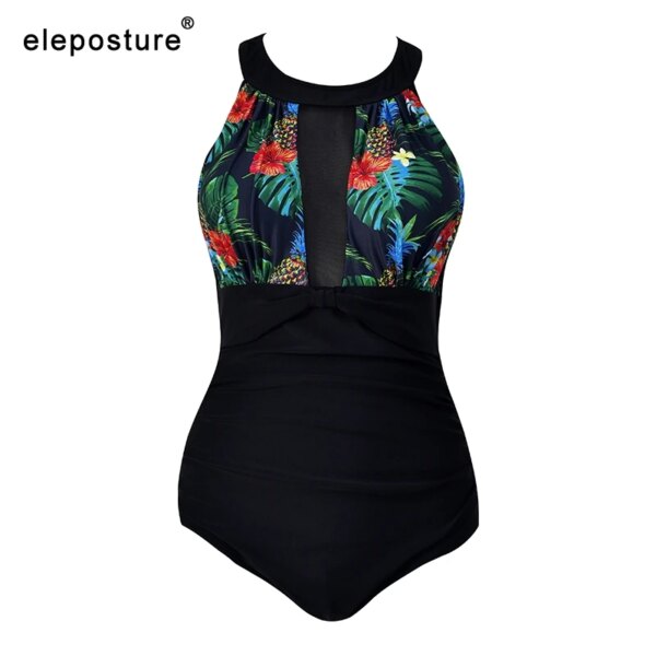 Maillot de bain une pièce en maille, Sexy, Patchwork, Vintage, pour femmes, vêtements de plage