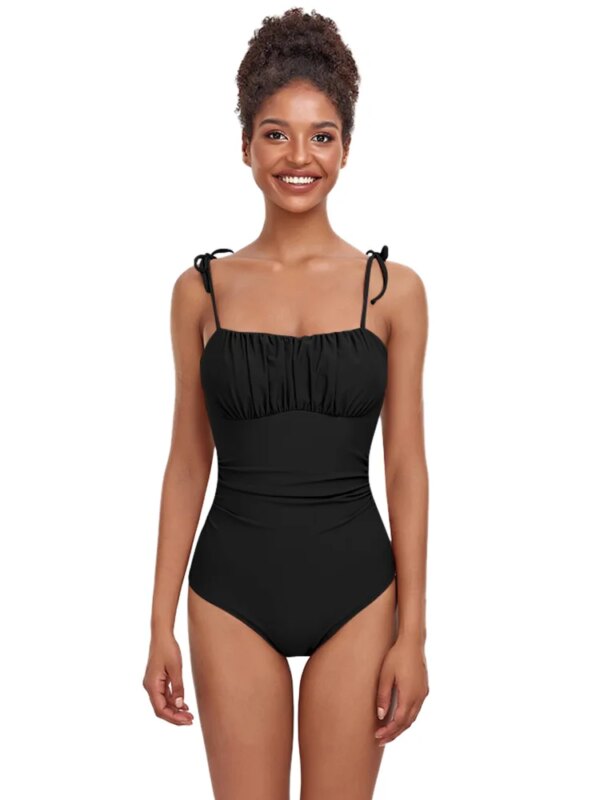 maillot de bain gainant ventre plat , rembourré, Push-Up, froncé, Sexy, solide