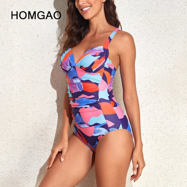 49569-7d1277.jpg maillot de bain 1 pièce gainant, teinture par nouage, Sexy, Push-Up, contrôle du ventre