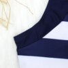 Maillot de bain une piece, dos nu, rayé, Sexy, amincissant, pour femmes