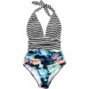 Maillot de bain 1 piece fermé, amincissant, push-up, pour femmes