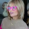 Perruque Bob synthétique courte Blonde pour femmes