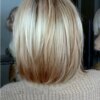 Perruque Bob synthétique courte Blonde pour femmes