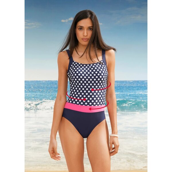 Maillot de bain une piece, dos nu, rayé, Sexy, amincissant, pour femmes