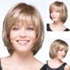 Perruque Bob synthétique courte Blonde pour femmes