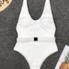 50061-398ac4.jpg Maillot de bain une pièce avec ceinture côtelée pour femme