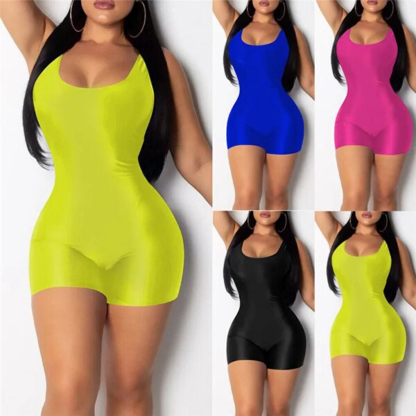 Combishort de yoga taille haute pour femme, combinaison sexy, short fitness, push-up, slim, sport, course, entraînement, vêtements de sport