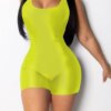 Combishort de yoga taille haute pour femme, combinaison sexy, short fitness, push-up, slim, sport, course, entraînement, vêtements de sport