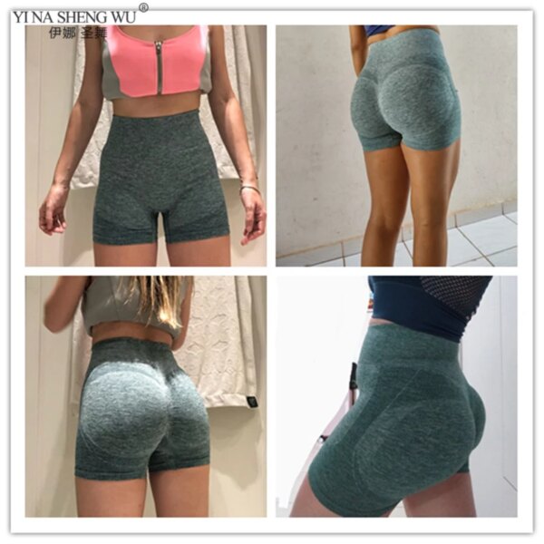 Femmes Shorts Shorts De Sport Pour Femmes Nouveau Cyclisme Jogging Fitness Taille Haute Push Up Gym shorts Leggings Femmes Yoga Vêtements Nouveauvêtements de gym