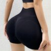 Short de sport sans couture pour femme, taille haute, push-up, leggings de yoga, cyclisme, jogging, fitness, gym