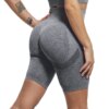 short de Yoga pour femmes, Fitness, taille haute, sans couture, Push-Up