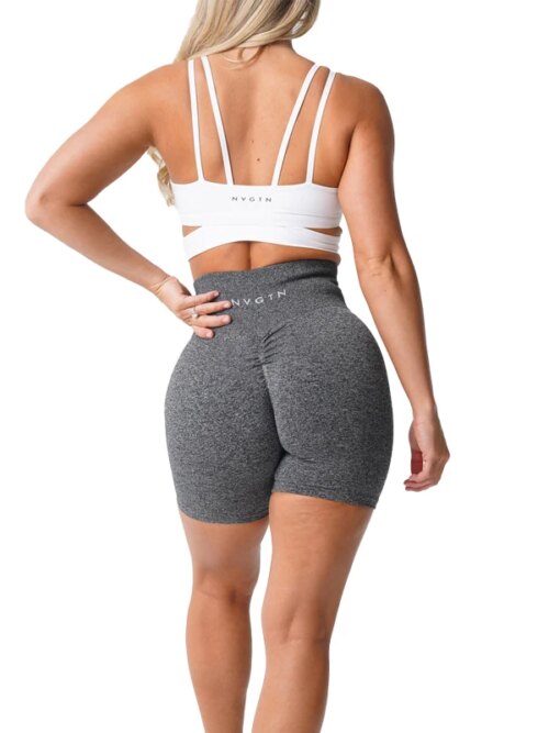 Nvgtn – short élastique en Spandex pour femme, respirant, sans couture, respirant, rehausseur de la hanche, loisirs, sport, course à pied