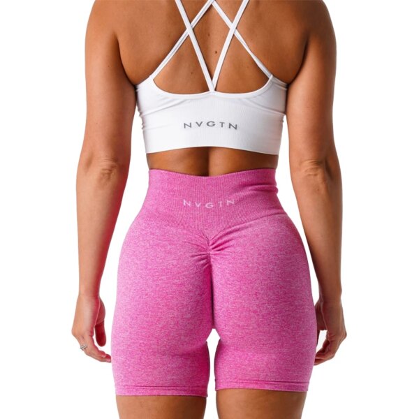 Nvgtn – short élastique en Spandex pour femme, respirant, sans couture, respirant, rehausseur de la hanche, loisirs, sport, course à pied