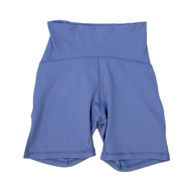 Luluwomen-Short de sport taille haute pour femme, short de yoga, coupe couvertes, levage des fesses, leggings de course à pied élastiques, tricot personnalisé