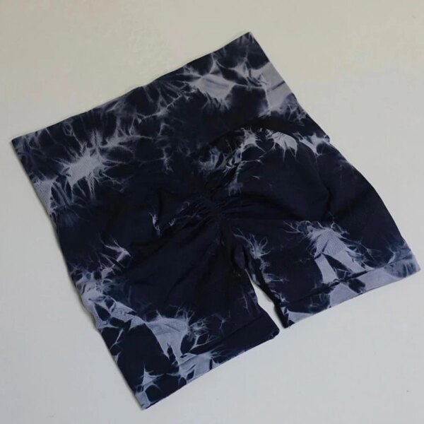 Short de yoga pour femmes, nouvelle collection, effet froissé, push up, sport, motard, effet marbre