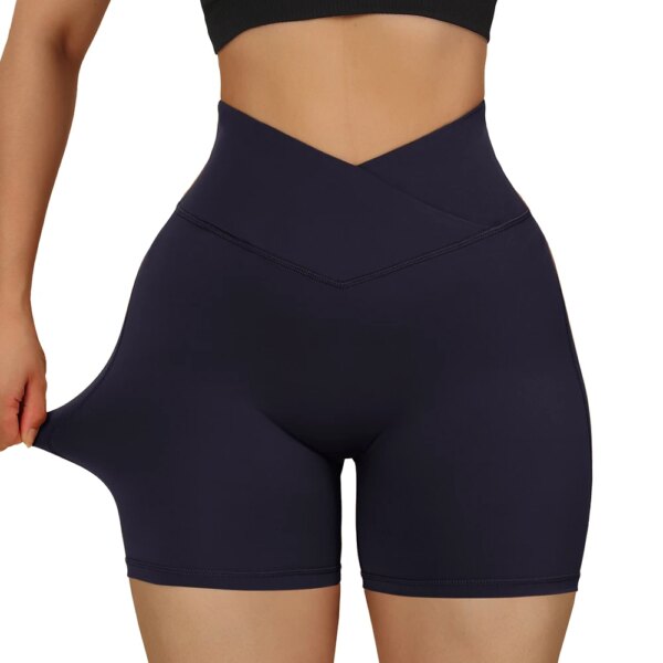 51468-fb0b76.jpg Short de sport femme taille haute – sans couture, yoga fitness, avec poche croisée