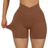 51521-3d2d56.jpg Short de sport femme taille haute – sans couture, yoga fitness, avec poche croisée