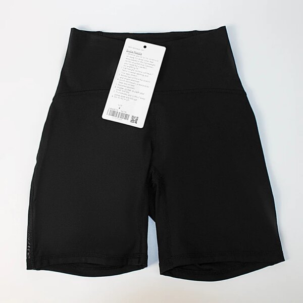 Luluwomen-Shorts de sport moulants et respirants, taille haute, push-up, gym, motard, entraînement, course à pied