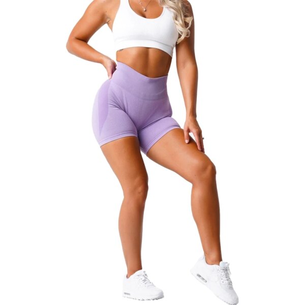NVGTN-Short Push Up sans Couture pour Femme, Vêtement d'Entraînement, de Fitness, de dehors, de bug astique, de Yoga