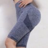 Shorts de Yoga pour femmes, taille haute, sans couture, Push-Up, fessier, de sport, de Fitness, d'entrainement, pour l'été