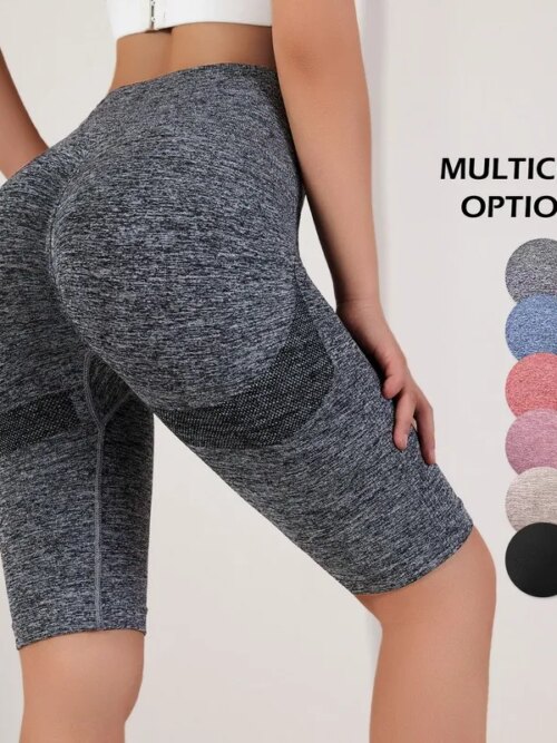 Leggings de Yoga taille haute sans couture pour femmes, vêtements de Sport moulants, Push-Up, Fitness, levage des hanches