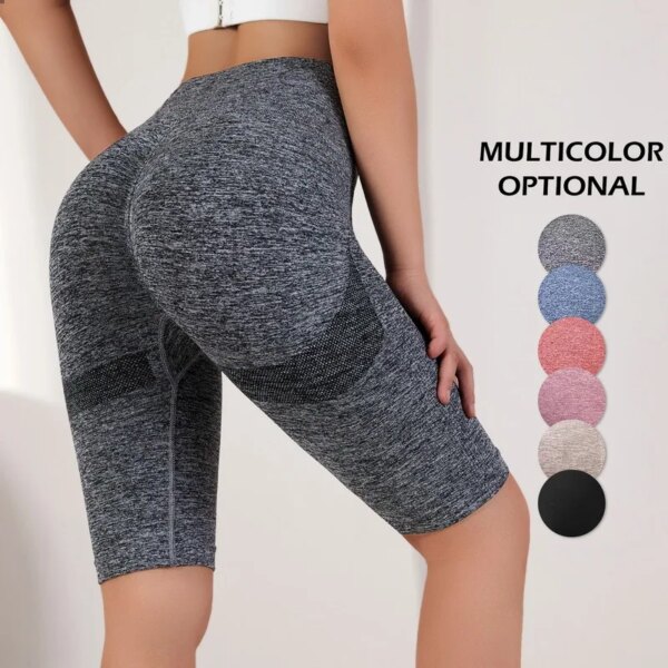Leggings de Yoga taille haute sans couture pour femmes, vêtements de Sport moulants, Push-Up, Fitness, levage des hanches