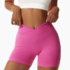 52040-147841.jpg Short de yoga taille haute sans couture pour femme, élastique, séchage rapide, lifting des hanches, pantalon respirant, sport de course, cyclisme, été