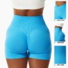 52040-4cd495.jpg Short de yoga taille haute sans couture pour femme, élastique, séchage rapide, lifting des hanches, pantalon respirant, sport de course, cyclisme, été