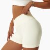 52040-ef4079.jpg Short de yoga taille haute sans couture pour femme, élastique, séchage rapide, lifting des hanches, pantalon respirant, sport de course, cyclisme, été