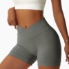 Short de yoga taille haute sans couture pour femme, élastique, séchage rapide, lifting des hanches, pantalon respirant, sport de course, cyclisme, été