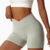 Short de yoga taille haute sans couture pour femme, élastique, séchage rapide, lifting des hanches, pantalon respirant, sport de course, cyclisme, été