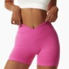 Short de yoga taille haute sans couture pour femme, élastique, séchage rapide, lifting des hanches, pantalon respirant, sport de course, cyclisme, été