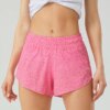 Luluwomen – Shorts de sport respirants et amples pour femmes, 2.5 pouces, poches latérales, sous-vêtements de course, de Fitness et de Yoga, à séchage rapide