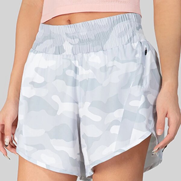 Luluwomen – Shorts de sport respirants et amples pour femmes, 2.5 pouces, poches latérales, sous-vêtements de course, de Fitness et de Yoga, à séchage rapide