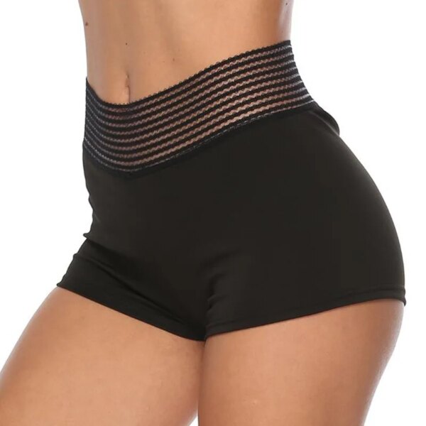 Short de sport sexy taille haute pour femme, leggings de yoga, slips athlétiques, shorts skinny respirants, entraînement de gym, fitness