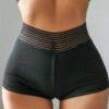 Short de sport sexy taille haute pour femme, leggings de yoga, slips athlétiques, shorts skinny respirants, entraînement de gym, fitness