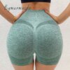 Bymermaids-Short de sport élastique, taille haute, push-up, leggings de gym, course à pied, yoga, respirant, cyclisme, pour femmes