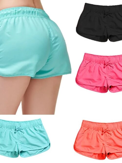 Short de marathon pour femme, short de course, short d'entraînement, short de yoga, short de sport, short de gym, taille, été