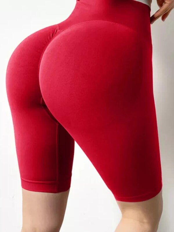 SALSPOR – short de sport femme sans couture push up taille haute été